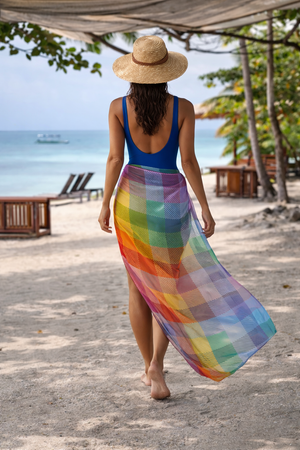 Mr Plum's Rainbow Chard Sarong